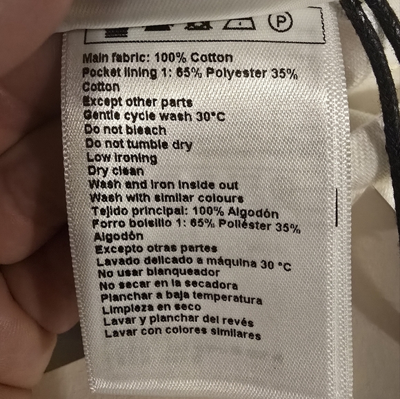 BA&SH, New, OMNY High Waisted Off White Zip Front Carrot Trouser Pants Size 0 - Picture 12 of 13